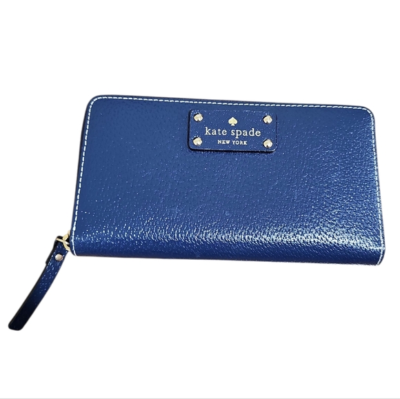Kate Spade Navy Leather Wallet - Picture 1 of 12